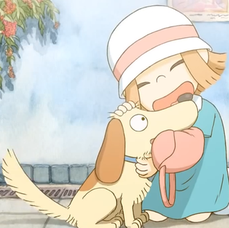 Delicioso corto sobre una niña y su perro guía, magia …