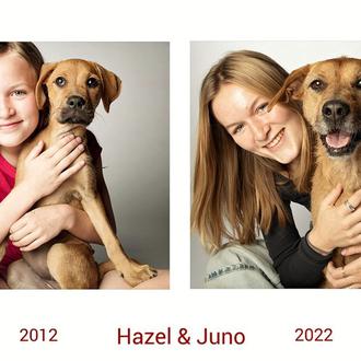 El maravilloso proyecto fotográfico que retrata a perros de jóvenes …