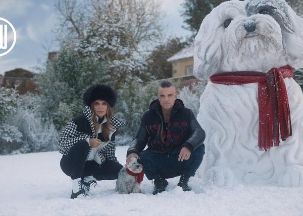 La familiar y canina oda a la Navidad del siempre perruno Robbie Williams