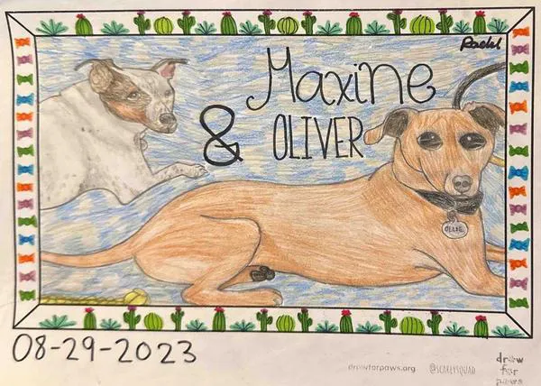 Dibujos que ayudan a los perros, el precioso legado de una niña que quería adoptar a todos los animales del mundo