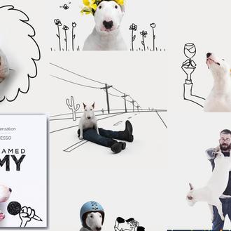 El Bull Terrier con más arte de instagram estrena libro …