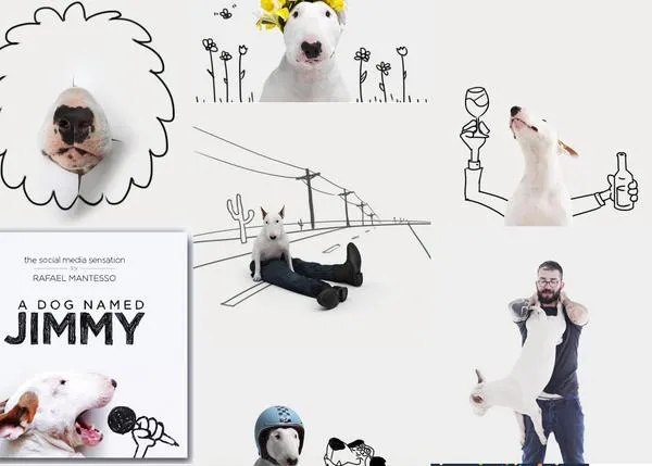 El Bull Terrier con más arte de instagram estrena libro: 