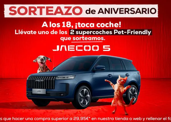 Kiwoko celebra su 18 cumpleaños a lo grande, ¡¡con el sorteo de dos coches perfectos para emprender aventuras junto a tu animal!!