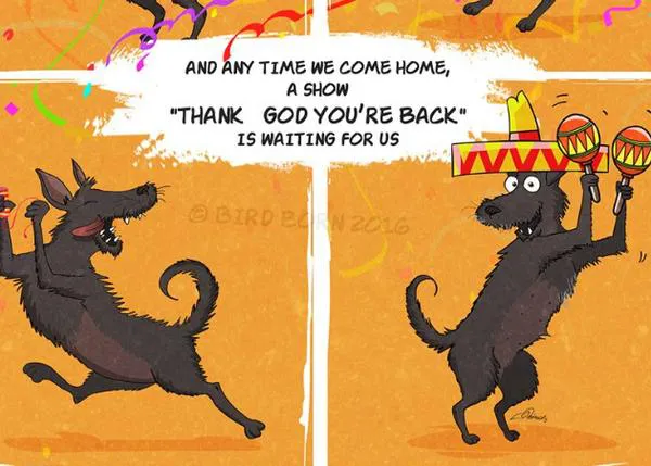 Un genial cómic relata cómo un perro cambia al ser adoptado ¡y cómo te cambia la vida!