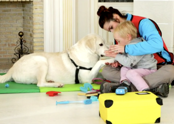 ‘Un perro, un niño feliz’, el programa que ya ayuda a mejorar la calidad de vida de niños con discapacidad
