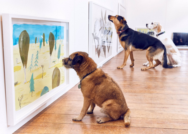 Arte muy guau: una exposición pensada para disfrute de los perros
