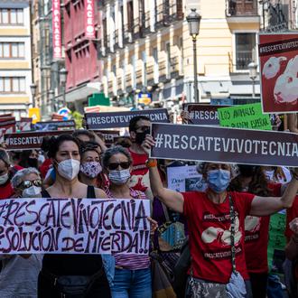 Ante el muro informativo sobre Vivotecnia, la ministra de Derechos …