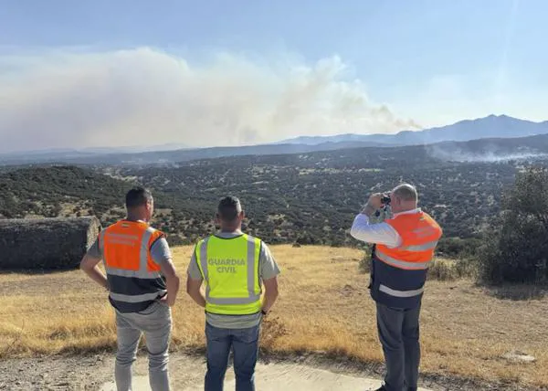 Navalagamella: permiten acceder a la localidad aún evacuada para recoger animales en domicilios