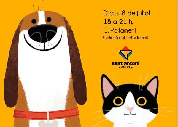 Plan para personas perrunas en Barcelona: Sant Antoni Pelut, la Fiesta Mayor de los animales, el día 8 de julio