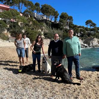 La playa canina de Castell d'aro y Calonge i …