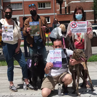 Las personas perrunas en Mieres se movilizan contra la nueva …
