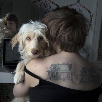 Lena Dunham y su despedida a Lamby, el perro que …
