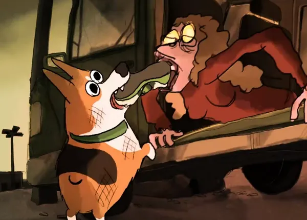 Las aventuras de un Corgi valiente en pleno apocalipsis zombie, ¡gran corto!