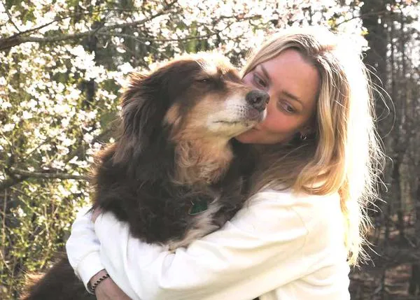 Finn, el compi perruno de la actriz Amanda Seyfried, ¡¡cumple 16 años!!