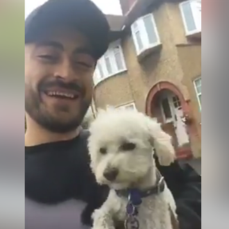 Un rescate perruno en directo: un hombre logra salvar a …