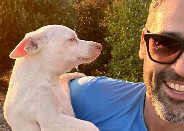 El (feliz) rescate de Dori, la pequeña perra ciega y sorda que ha tenido en vilo a miles de personas