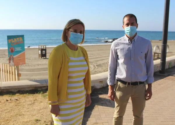 La playa canina de Fuengirola, más y mejor: desde este verano supera los 3.400 metros cuadrados de superficie