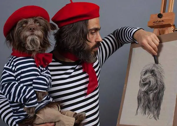 La pareja perri-humana más genial de instagram conquista ahora en versión vídeo: Topher y Rosenberg