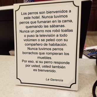 El origen del mensaje viral de los hoteles pet friendly …
