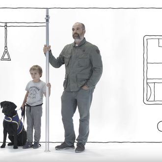 Las reglas básicas al interactuar con perros de asistencia