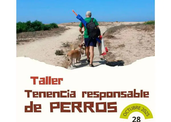 ‘Tenencia responsable de perros’, un taller gratuito para personas con perro en Chiclana, el 28 de octubre