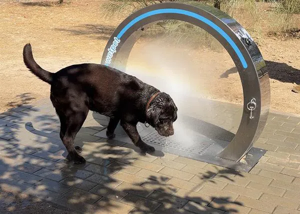 El Ayuntamiento de Las Rozas colocará duchas para perros en tres áreas caninas para que los peludos se refresquen en verano