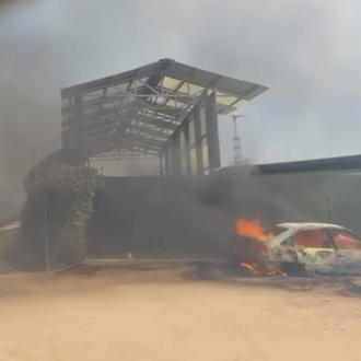 El incendio de Méntrida arrasa parte del albergue de la …