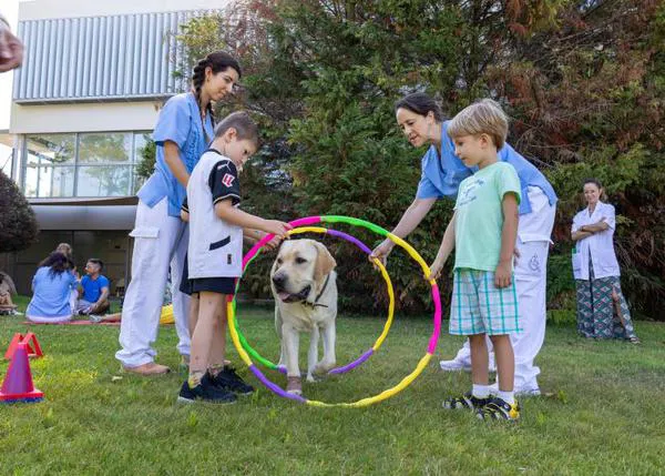 El poder del vínculo humano-animal en la rehabilitación infantil en el Hospital Institut Guttmann