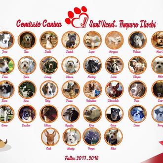 Una comisión canina y solidaria en las Fallas de Valencia …