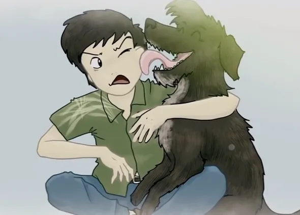 Se despide de su perra con un tierno y fabuloso corto de animación, Farewell