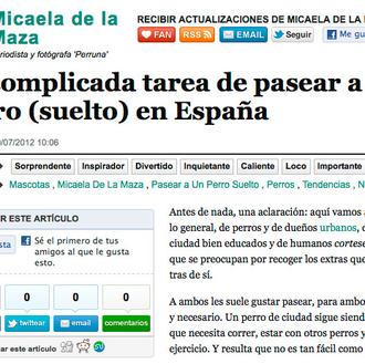 SrPerro estrena colaboración con el Huffington Post 