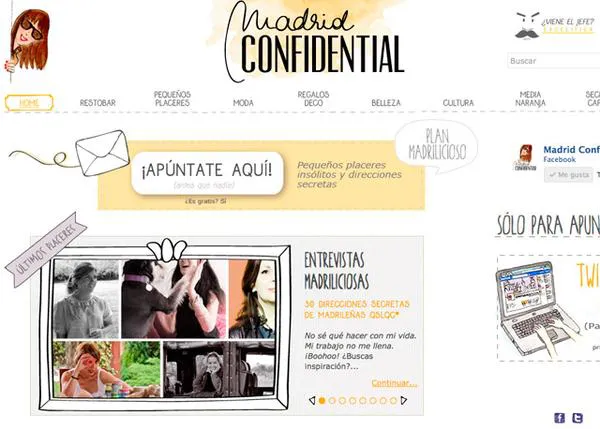 Psst, es un secreto... pero SrPerro.com y Colega han salido en Madrid Confidential