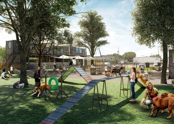Perros + Cervezas = Humanos felices: Boozehounds es un parque canino con bar para humanos ¡y canes!