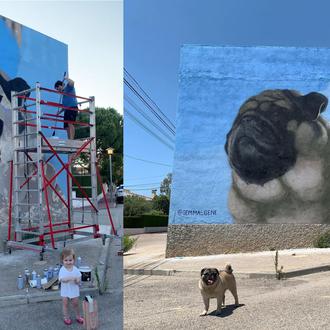 Mochi vuelve a conquistar en versión mural: Gemma Gené retratará …