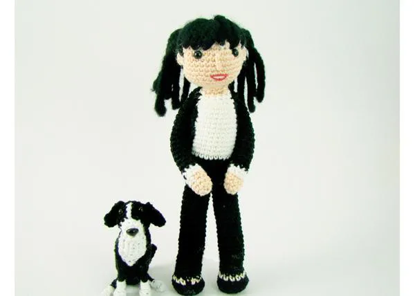 Las GuauParejas de 2015 en versión amigurumi: Silvia y Lena & Arwen by Lalala Toys :-)