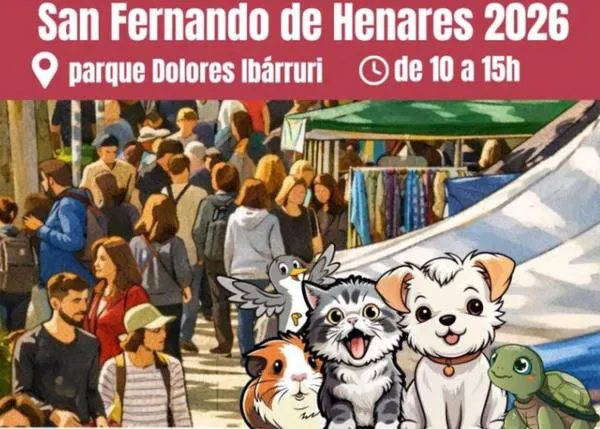 Planazo de finde en Madrid: II Feria de la Adopción en San Fernando de Henares el domingo 12 de abril