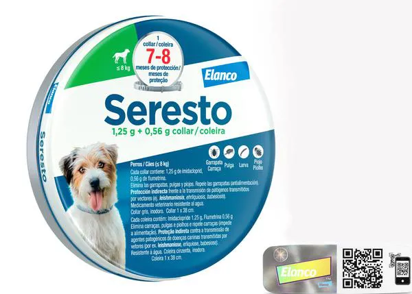 ¿Cómo evitar falsificaciones de collares Seresto? Los envases ahora tienen códigos QR únicos