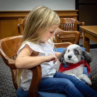 De perra abandonada a perra indispensable para niños que deben …
