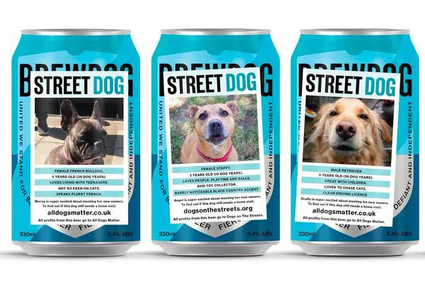 Brewdog y Ricky Jervais se unen para lanzar una cerveza 100% perrunamente solidaria