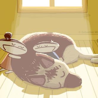 Terapia perruna express, versión cómic: Sebastien Millon