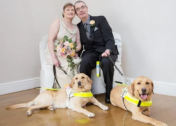 Una historia de amor perruno, una historia de amor humano gracias a dos perros guía