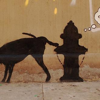 Los perros de Banksy ladran en Nueva York, Londres, Los …