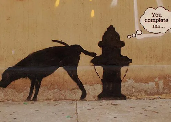 Los perros de Banksy ladran en Nueva York, Londres, Los Ángeles...