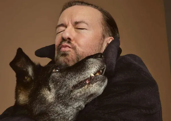 El 14 de enero volveremos a reír y llorar con Ricky Gervais y su perra Brandy en After Life