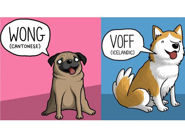 Los perros -y otros animales- también hablan idiomas: las (geniales) ilustraciones de James Chapman