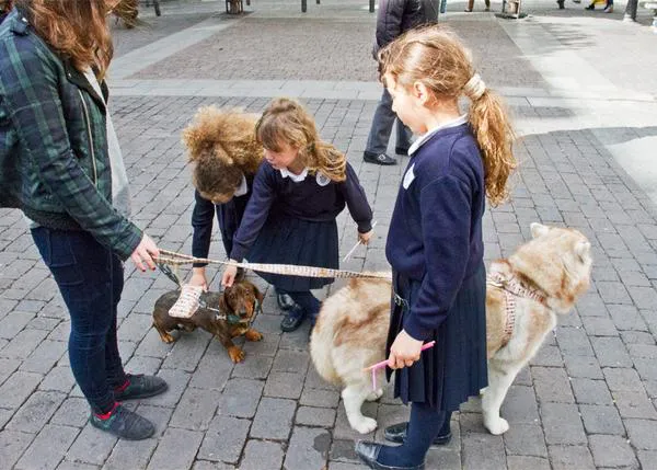 SrPerro con Blondie y Pepe, los protas de Pepito & Co