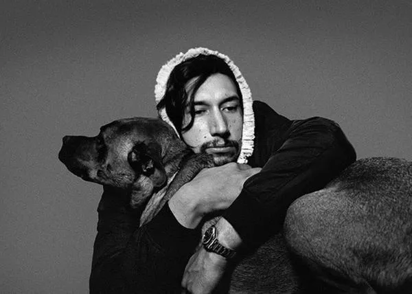 Los amores perros de Adam Driver: Moose, un mestizo con suerte
