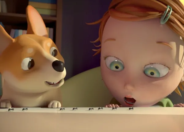 El perro milagroso, un precioso corto de animación  sobre una niña y su can