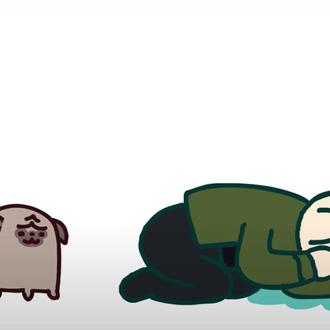 La empatía perruna y el carlino que salvó a su …