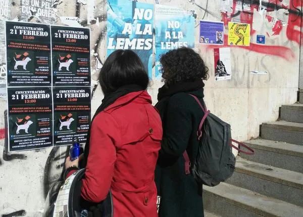 Los estudiantes se movilizan contra la falta de transparencia en los Animalarios de la UCM